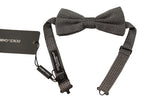 Dolce & Gabbana Multicolor Patterned Adjustable Neck Papillon Bow Tie - Maison Luxe