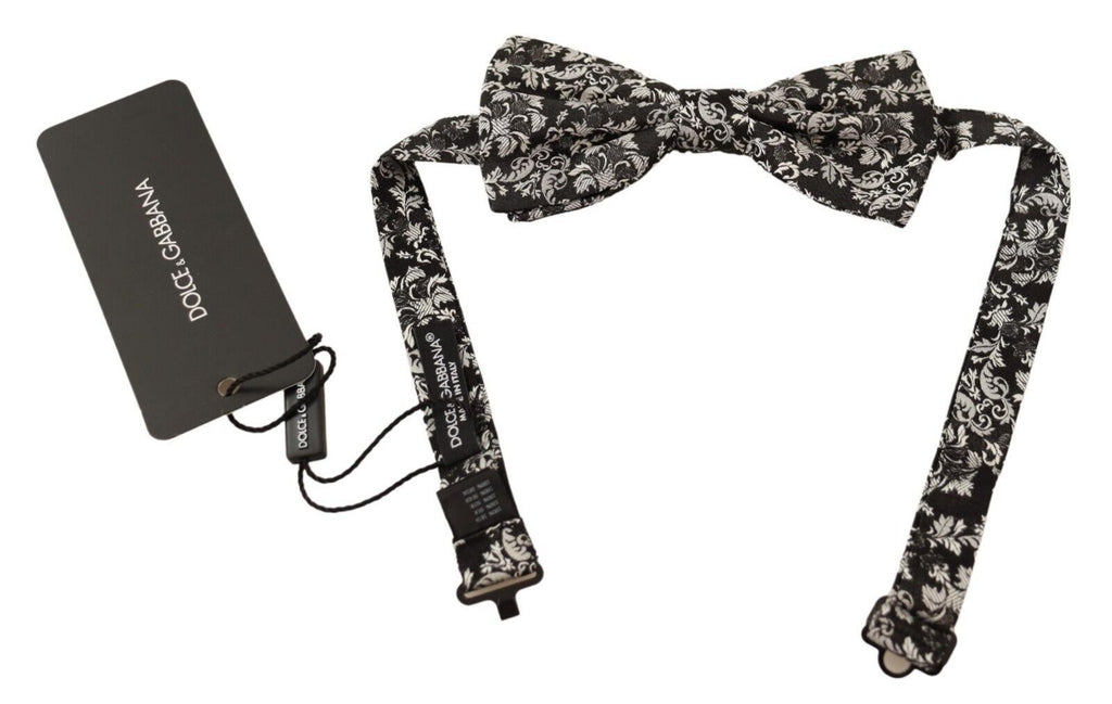 Dolce & Gabbana Multicolor Floral Adjustable Neck Papillon Bow Tie (Copy) - Maison Luxe
