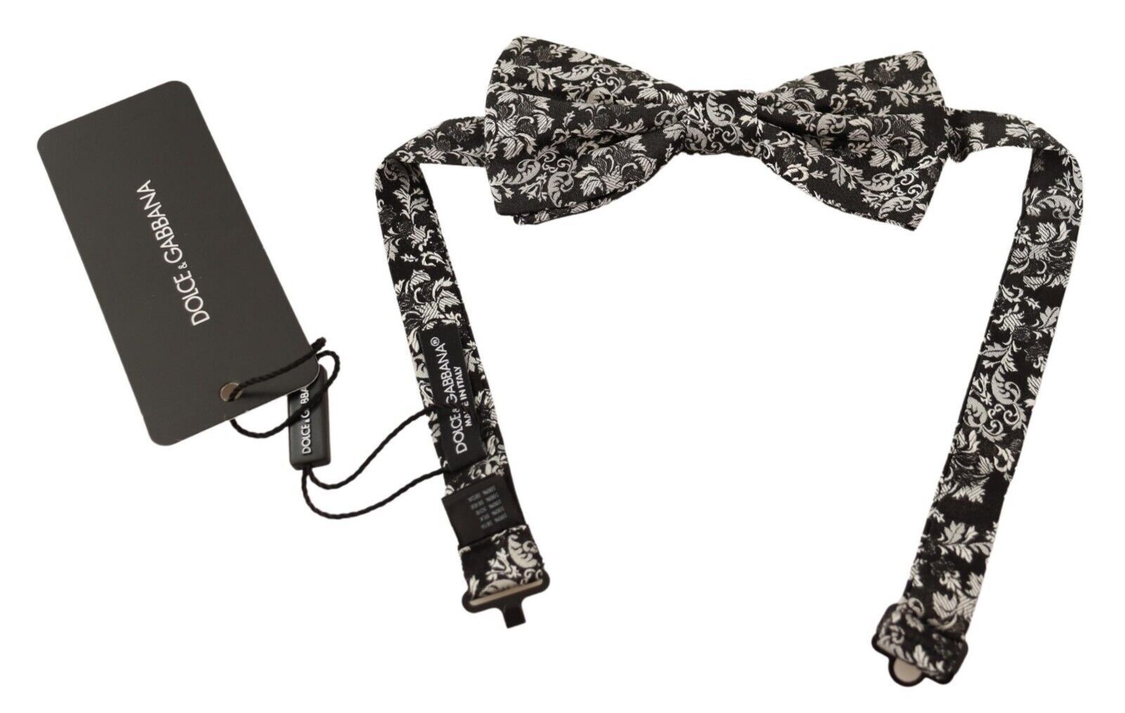 Dolce & Gabbana Multicolor Floral Adjustable Neck Papillon Bow Tie (Copy) - Maison Luxe