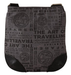 WAYFARER Gray Printed Logo Shoulder Crossbody Purse Bag