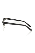 Frankie Morello Black Metallic Men's Eyeglass Frame