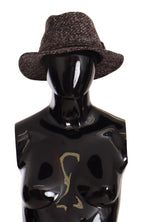 Dolce & Gabbana Gray Melange Blended Textured Tweed Hat - Maison Luxe