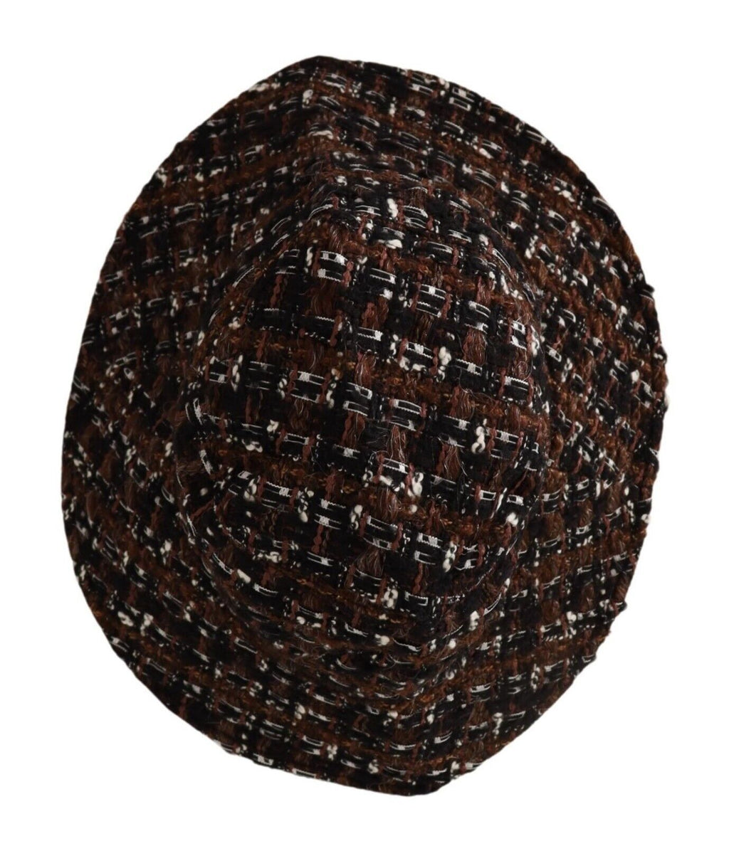 Dolce & Gabbana Multicolor Fabric Woven Wide Brim Bucket Hat - Maison Luxe