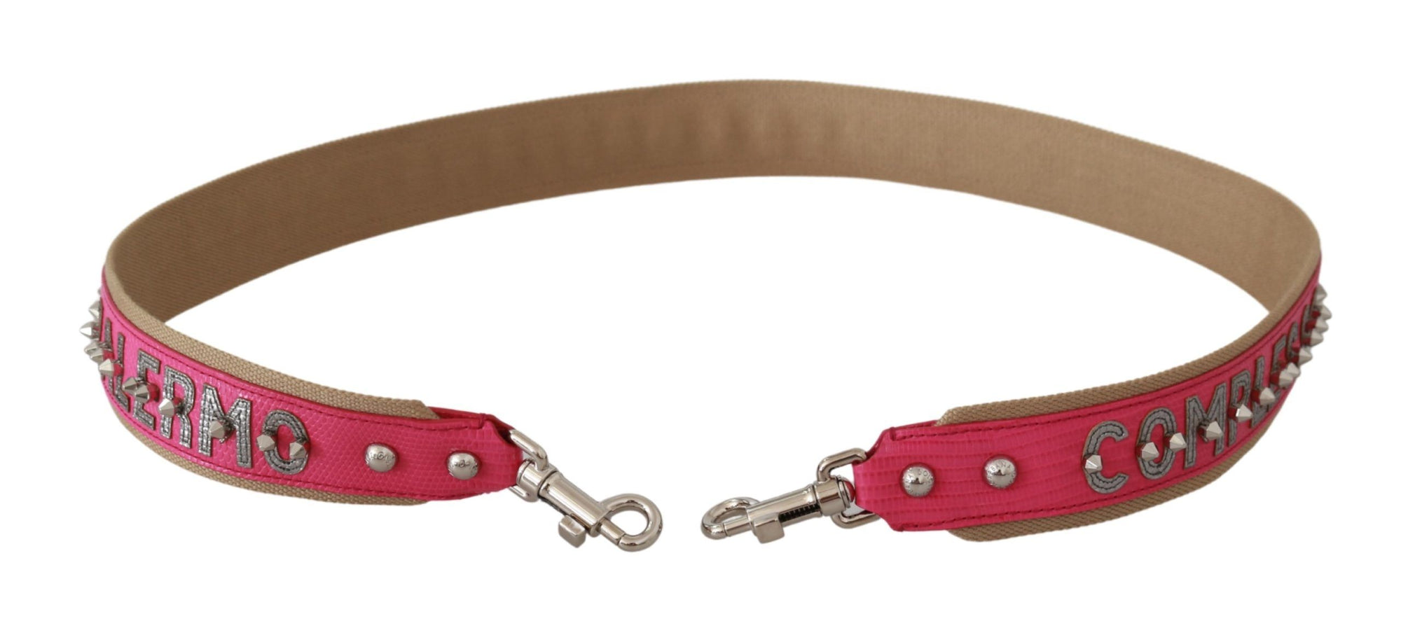 Dolce & Gabbana Pink Handbag Accessory Leather Shoulder Strap - Maison Luxe