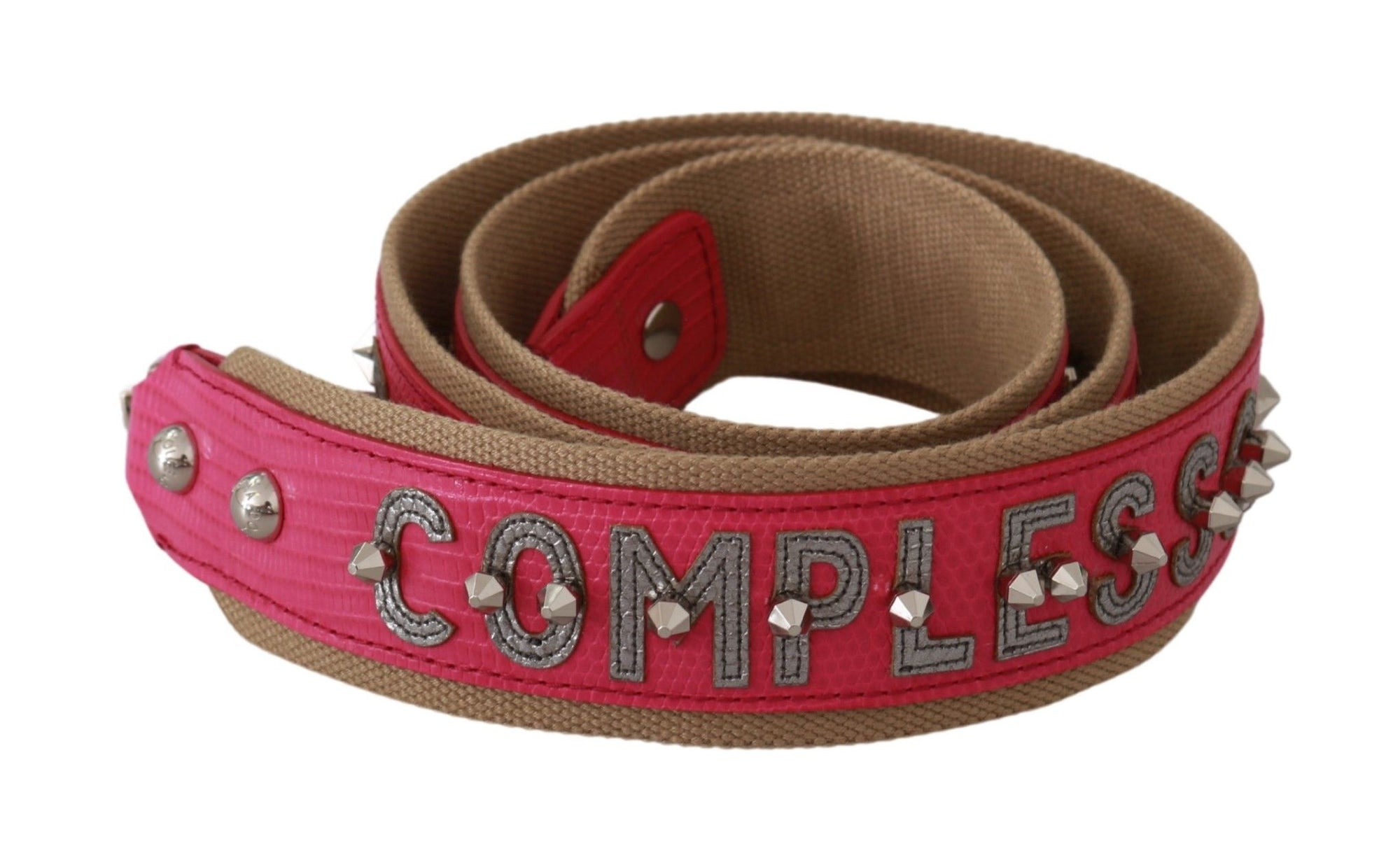 Dolce & Gabbana Pink Handbag Accessory Leather Shoulder Strap - Maison Luxe