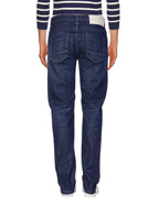 Bikkembergs Dark Blue Cotton Men Jeans