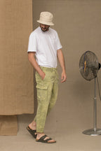 Don The Fuller Military Green Cotton Men Jeans
