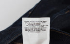 Costume National Blue Cotton Stretch Slim Fit Jeans