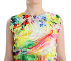 Lanre Da Silva Ajayi Multicolor Organza Sheath Dress