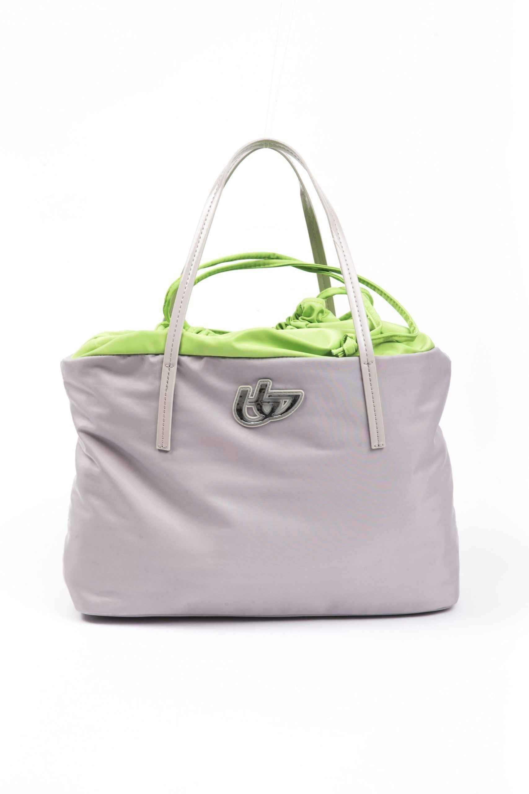 BYBLOS Gray Polyester Shoulder Bag