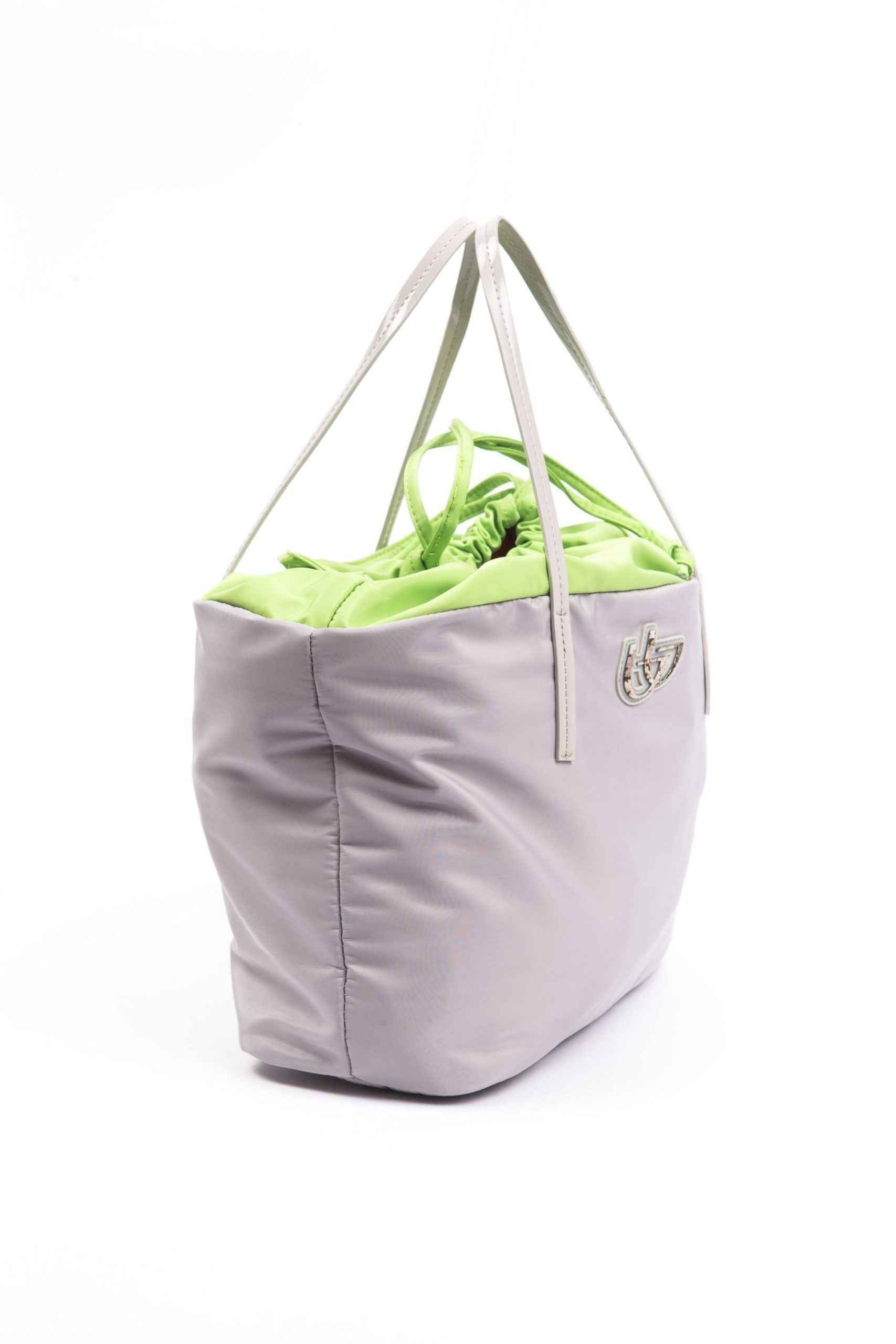 BYBLOS Gray Polyester Shoulder Bag