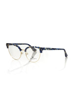 Frankie Morello Blue Metallic Women's Eyeglass Frame