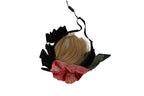 Dolce & Gabbana Black Silk White Hair Parrucchiera Diadem Headband - Maison Luxe