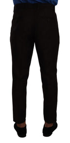 Dolce & Gabbana Bordeaux Wool Men Skinny Trouser Pants