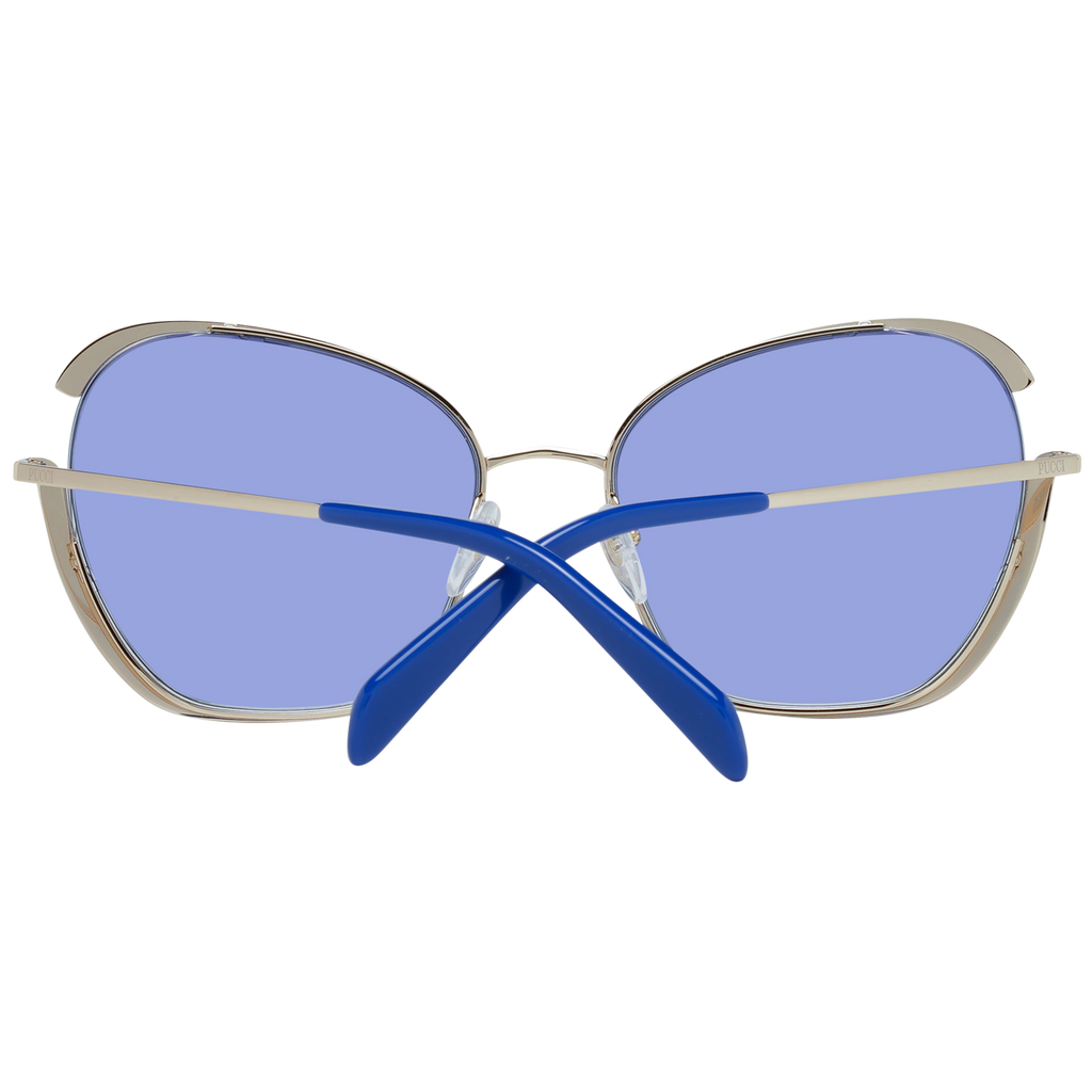 Emilio Pucci Gold Metal Sunglasses