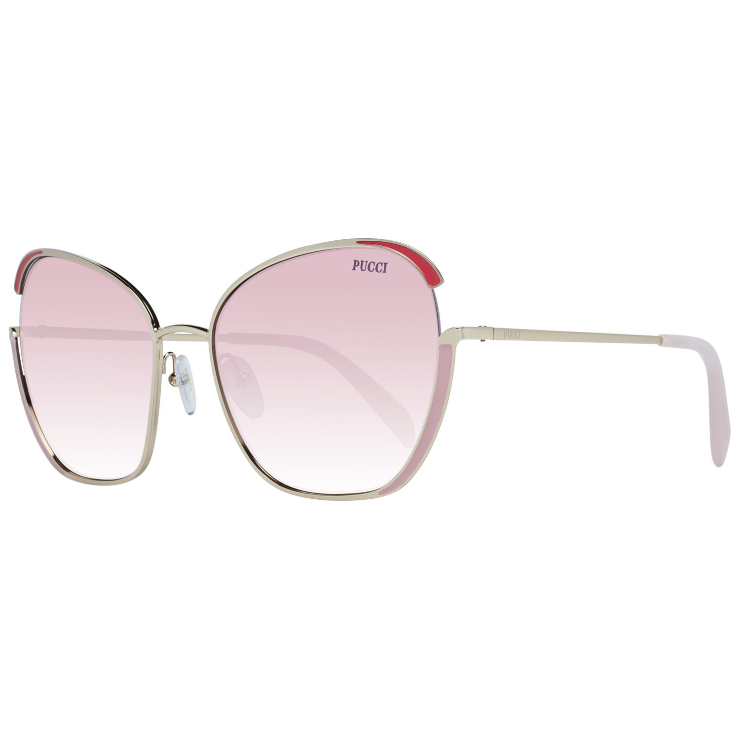 Emilio Pucci Gold Metal Sunglasses