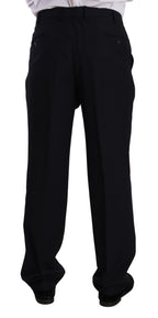 Domenico Tagliente Blue Polyester Single Breasted Formal Suit