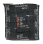 Costume National Dark Gray Wool Foulard Branded Scarf - Maison Luxe