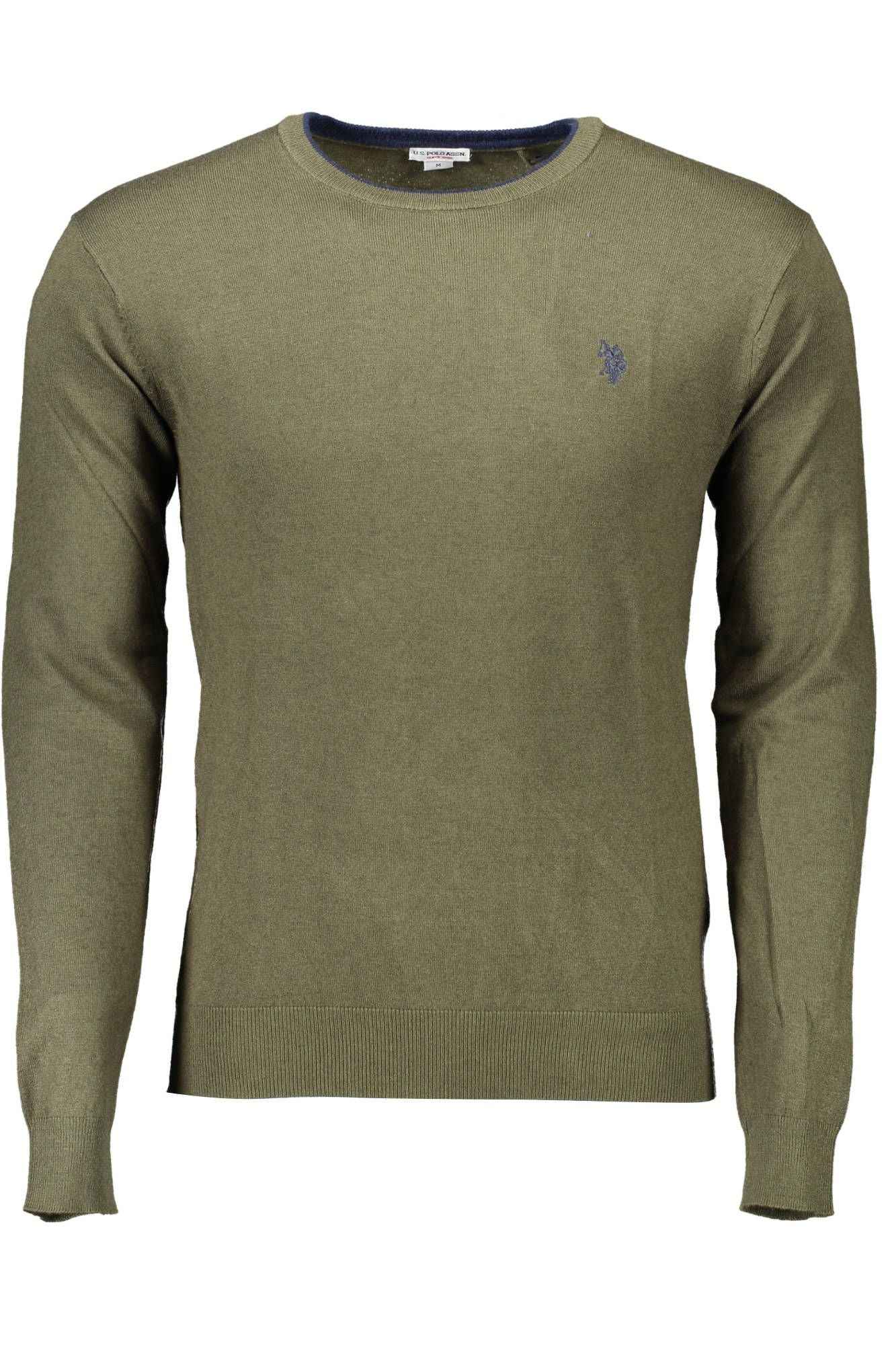 U.S. POLO ASSN. Green Wool Men Sweater