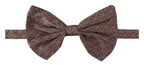 Dolce & Gabbana Gray Fantasy Print Adjustable Neck Papillon Bow Tie - Maison Luxe