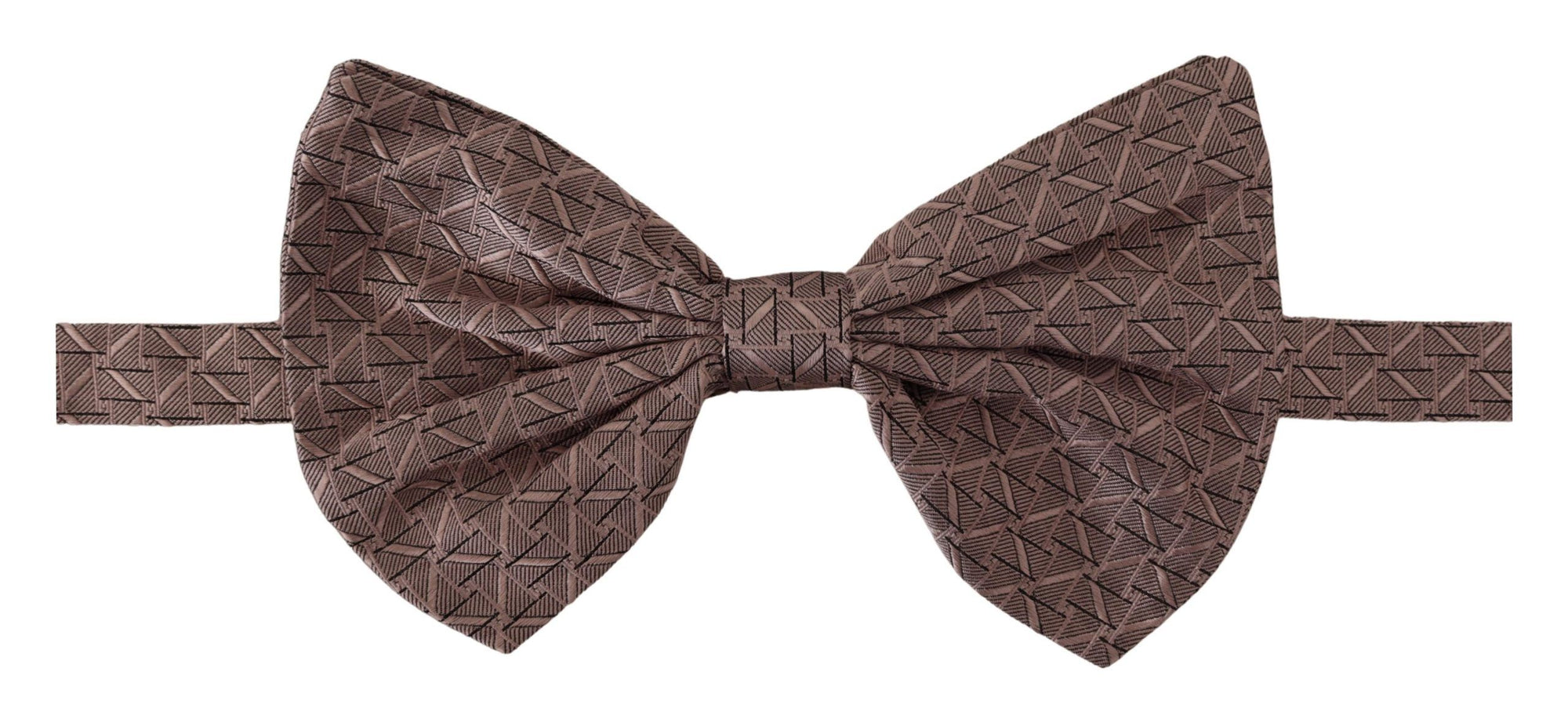 Dolce & Gabbana Gray Fantasy Print Adjustable Neck Papillon Bow Tie - Maison Luxe