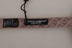 Dolce & Gabbana Gray Fantasy Print Adjustable Neck Papillon Bow Tie - Maison Luxe