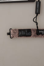Dolce & Gabbana Gray Fantasy Print Adjustable Neck Papillon Bow Tie - Maison Luxe