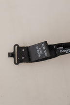 Dolce & Gabbana Black White Polka Dot 100% Silk Neck Papillon Tie - Maison Luxe