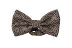Dolce & Gabbana Black white 100% Silk Adjustable Neck Papillon Tie - Maison Luxe