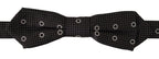 Dolce & Gabbana Black White Polka Dot 100% Silk Neck Papillon Tie - Maison Luxe