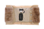 Dolce & Gabbana Beige MINK Fur Scarf Foulard Neck Wrap