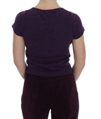 BENCIVENGA Purple Wool Suit T-Shirt Set