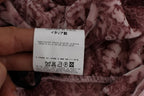 Exte Pink Floral Print Viscose Silk Blouse Top