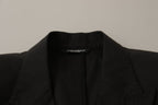 Dolce & Gabbana Black Single Breasted TAORMINA Breasted Blazer