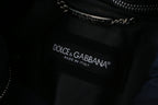 Dolce & Gabbana Black Polyester Hooded Blouson Coat Jacket