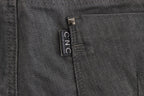 Costume National Gray Cotton Blend Slim Fit Jeans