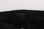 Costume National Black Cotton Slim Fit Denim Jeans