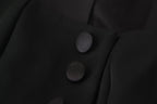 Dolce & Gabbana Black Slim Fit Long Sleeves Snap Jacket