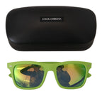 Dolce & Gabbana Green Rubber Full Rim Frame Shades DG6095 Acid Sunglasses