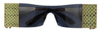 Dolce & Gabbana Gold Metal Rectangle Shades DG2263 Sunglasses