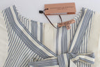 Ermanno Scervino Beachwear Striped Top Blouse Shirt Bow Tank