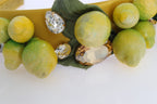 Dolce & Gabbana Yellow Lemons Sicily Crystal Diadem Tiara Headband - Maison Luxe
