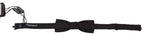 Dolce & Gabbana Black Pattern Silk Adjustable Neck Papillon Bow Tie - Maison Luxe