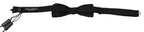Dolce & Gabbana Black Silk Patterned Necktie Men Accessory Bow Tie - Maison Luxe