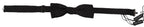 Dolce & Gabbana Black Silk Patterned Necktie Men Accessory Bow Tie - Maison Luxe