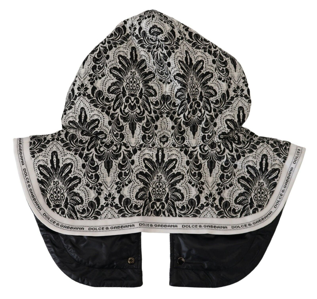 Dolce & Gabbana White Floral Whole Head Wrap One Size Cotton Hat - Maison Luxe