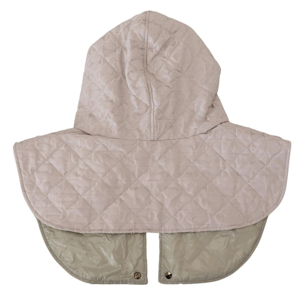 Dolce & Gabbana White Quilted Whole Head Wrap One Size Nylon Hat - Maison Luxe