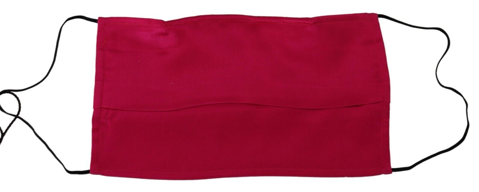 Dolce & Gabbana Red Cotton Pleated Elastic Ear Strap One Size Face Mask - Maison Luxe
