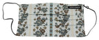 Dolce & Gabbana White Floral Cotton Pleated Elastic Ear Strap Face Mask - Maison Luxe