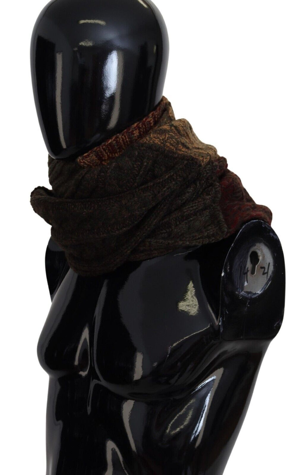 Dolce & Gabbana Multicolor Knitted Men Neck Wrap Shawl Scarf - Maison Luxe